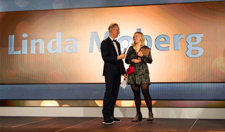 Linda Moberg tilldelades nomineringen “Kundfokus 2021” 