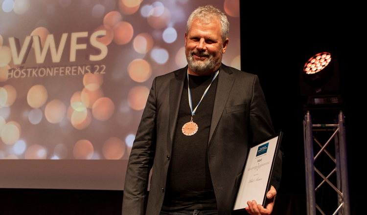 Ulrik Persson tilldelades den prestigefyllda nomineringen ”Mod 2022” 